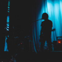 351 · Blue curtain